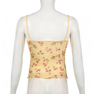 Slim floral vest