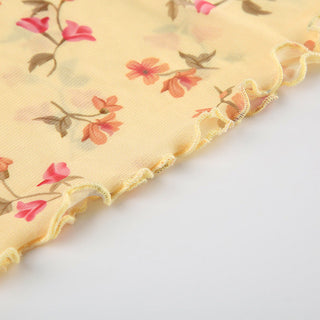 Slim floral vest