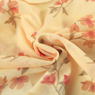 Slim floral vest