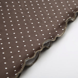 Polka dot V-neck hip skirt