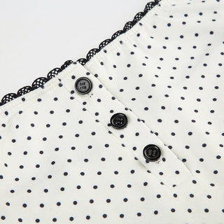Polka dot slim top