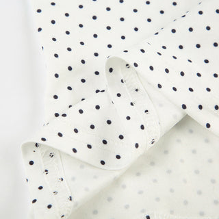 Polka dot slim top