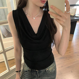 Sleeveless Swing Leading Vest