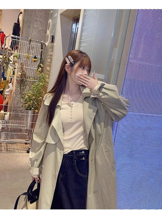 Korean slim -fit long-sleeved top