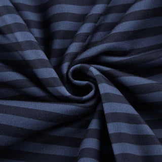 Solid color Strip long-sleeved Tee
