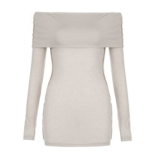 Slim off-shoulder top