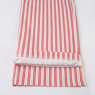 Striped lace design loose trousers