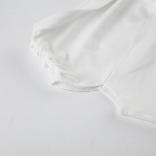 Ribbon tie irregular knitted top