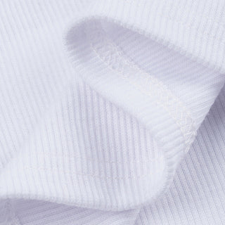 Solid color lace edge slim top