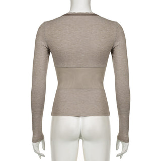 Solid color buttons splicing top