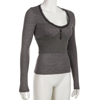 Solid color buttons splicing top