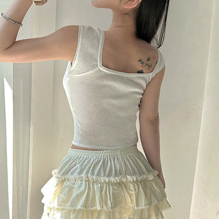 Pure Color Short-sleeved T-shirt