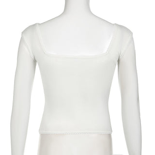 Pure Color Short-sleeved T-shirt