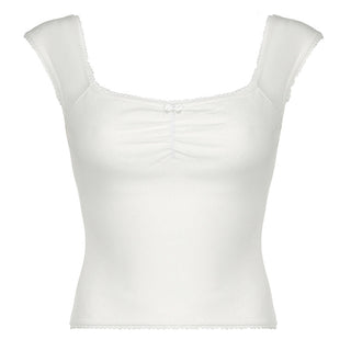 Pure Color Short-sleeved T-shirt