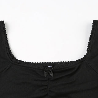 Pure Color Short-sleeved T-shirt