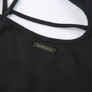 Hollow suspender vest