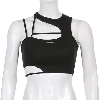 Hollow suspender vest