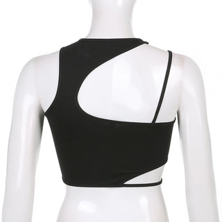 Hollow suspender vest