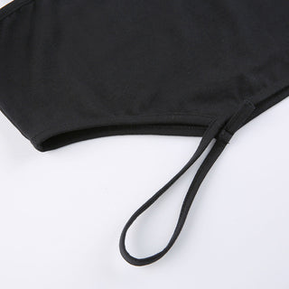 Hollow suspender vest