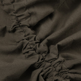 Lace stitching A -line skirt