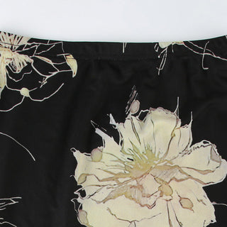 Floral graphic skirt