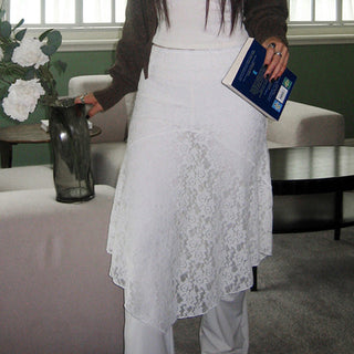 lace irregular Sweet skirt