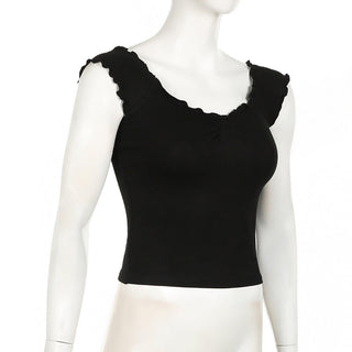 Basic solid color vest