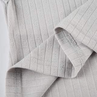 Lace bow collar long sleeve T-shirt