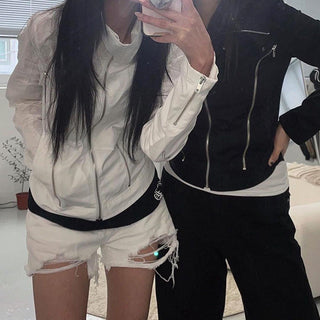Wind proof solid color jacket