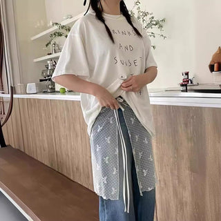 Korean Sweet mesh mid-length skirt
