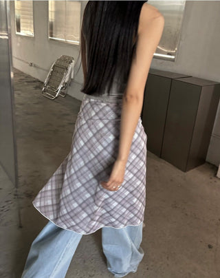 Korean summer chiffon skirt