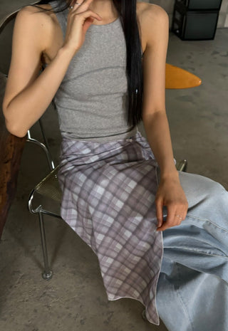 Korean summer chiffon skirt