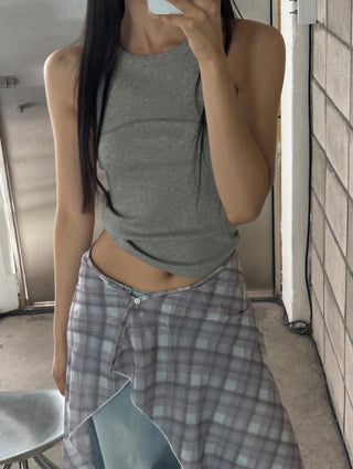 Korean summer chiffon skirt