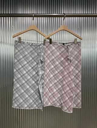 Korean summer chiffon skirt