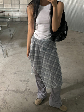 Korean summer chiffon skirt