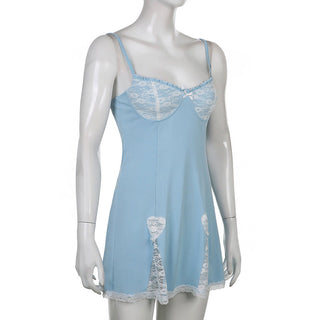 Bow lace sweet dress