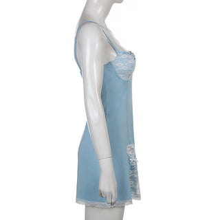 Bow lace sweet dress