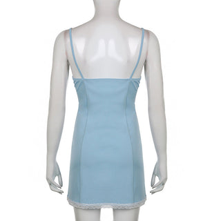 Bow lace sweet dress