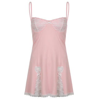 Bow lace sweet dress