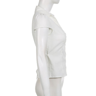Slim solid color shirt