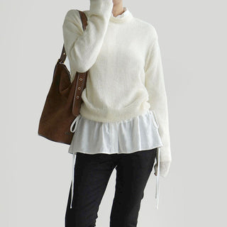 Draped Long-sleeved Top