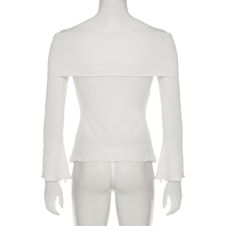 sweet bow neck T-shirt