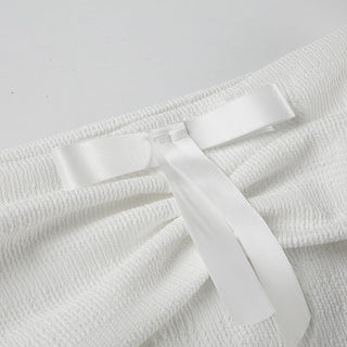 sweet bow neck T-shirt