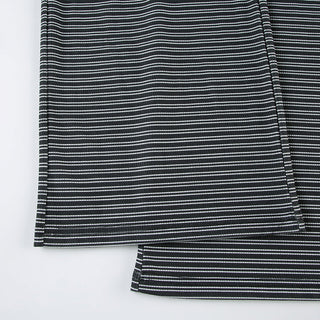 Casual Contrast Double Striped Pants