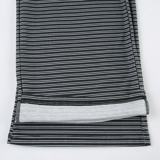 Casual Contrast Double Striped Pants