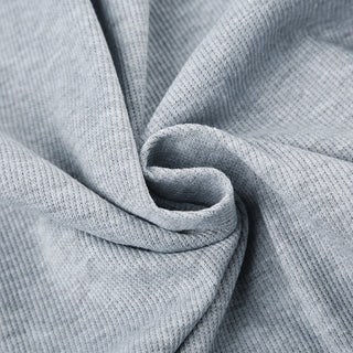 solid color rib hooded zipper