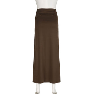 Knitted Slim-fit Half-length Dress