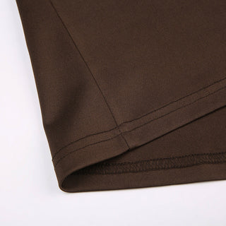Knitted Slim-fit Half-length Dress