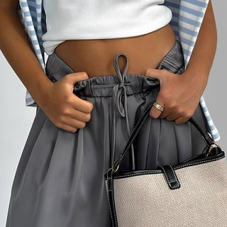 Satin Casual Suit Pants
