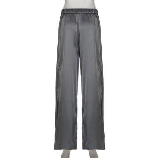 Satin Casual Suit Pants